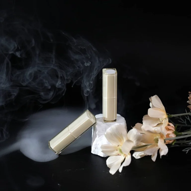 Square Empty Plastic Liquid Lipstick Container with Box