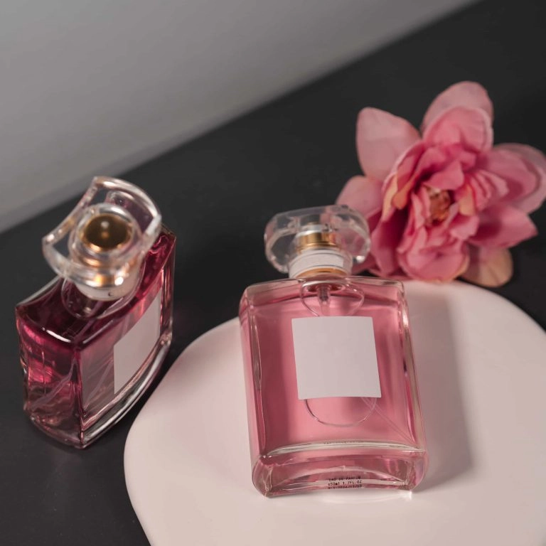 30ml square clear perfume glass bottle