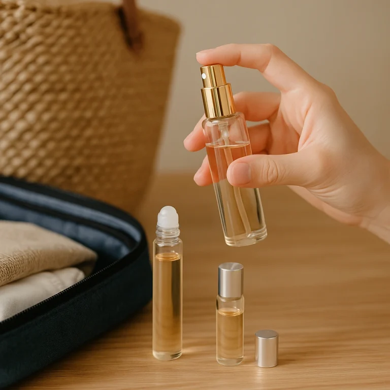 Travel-Sized Perfume Glass Bottles