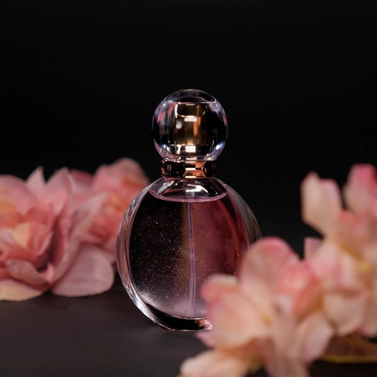 round Perfume Glass Bottles