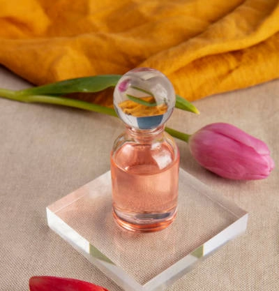 crystal perfume bottle