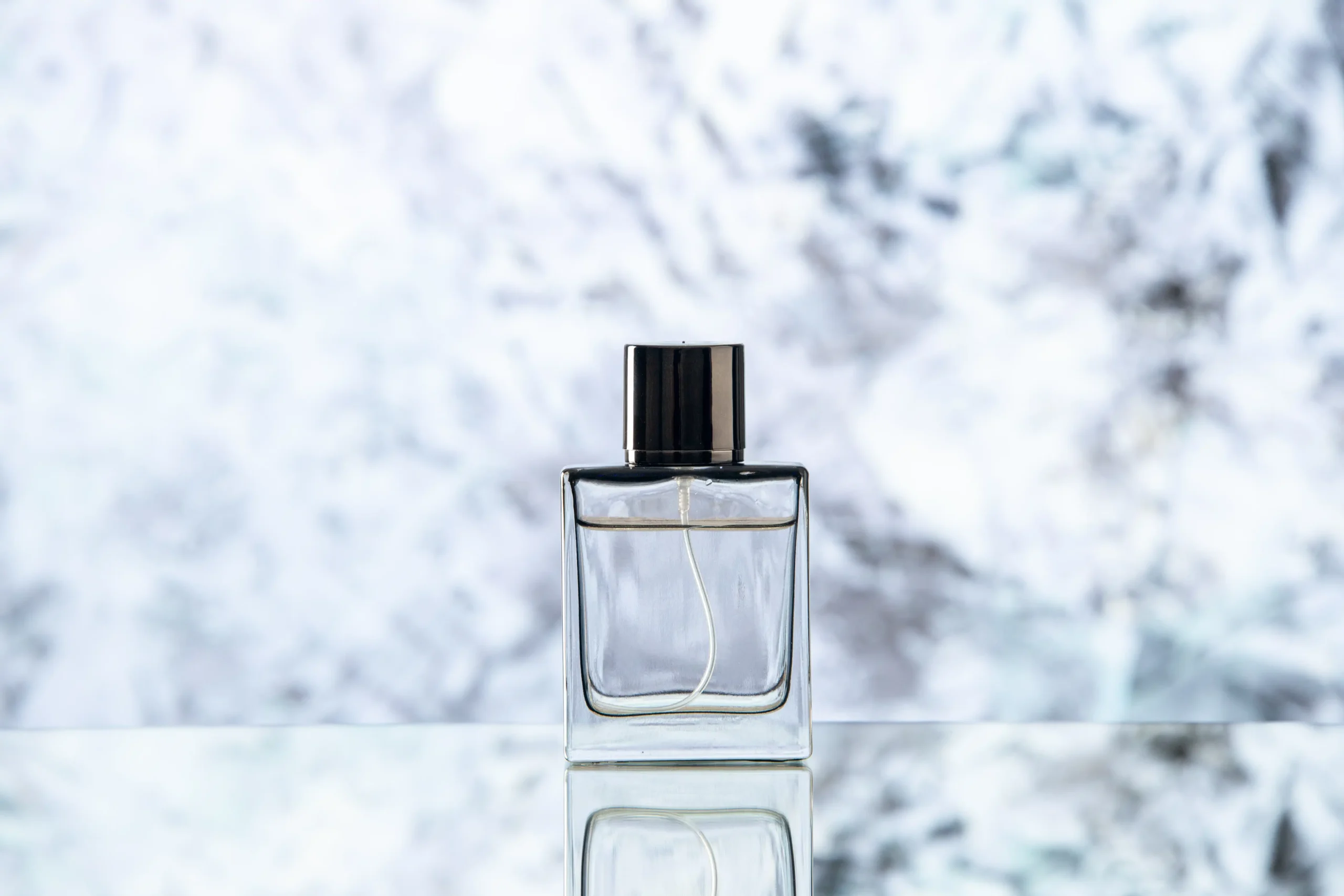 winter crystal perfume bottle