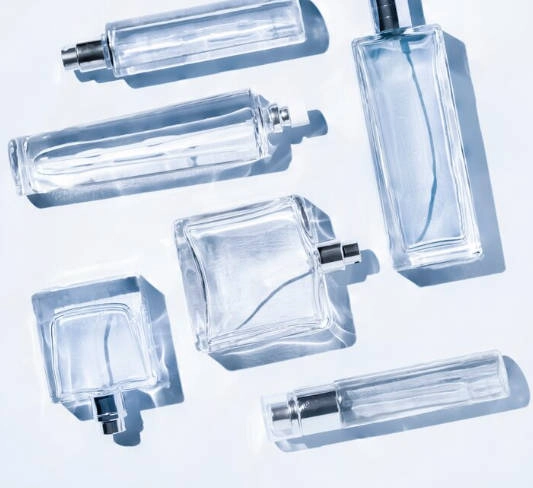 crystal glass perfume bottle