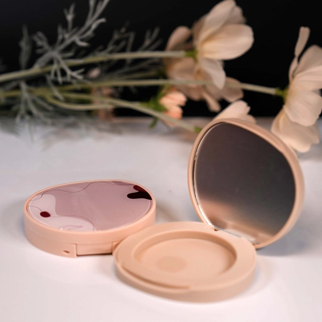 pink empty air cushion makeup case