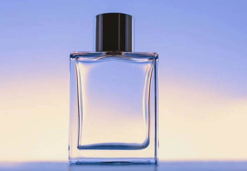 square glass perfume bottle