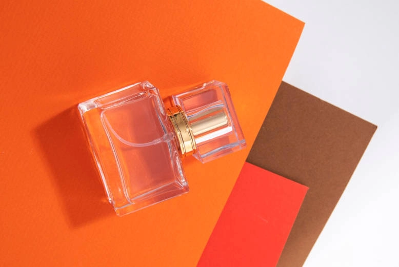 square glass perfume bottle